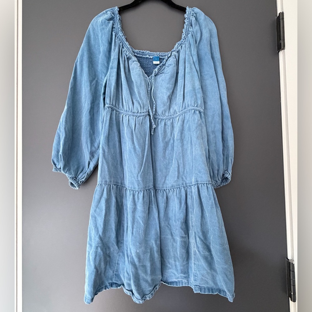 Old Navy Blue Denim Dress